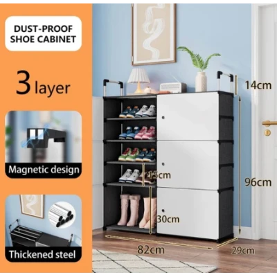 UB Dulap modular pentru pantofi cu 5 rafturi 80x29x110 cm