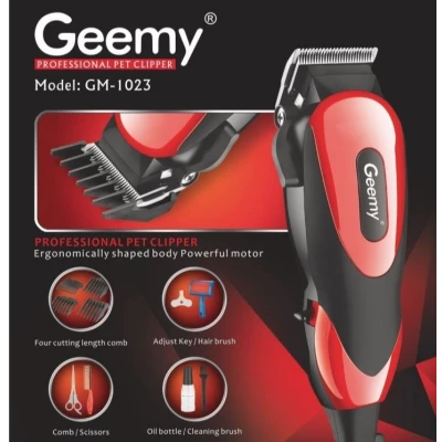 Masina de tuns pentru animale Gemey GM 1023 putere 10W cu 3 viteze set complet de accesorii