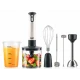 Blender vertical multifunctional RAF R340 5 in 1 de 2000W cu 2 viteze tocator 500 ml tel spumator lapte