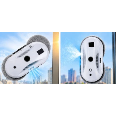 Aparat tip Robot de curatat geamuri cu pulverizare aspirare 2800 Pa curatare umeda si uscata