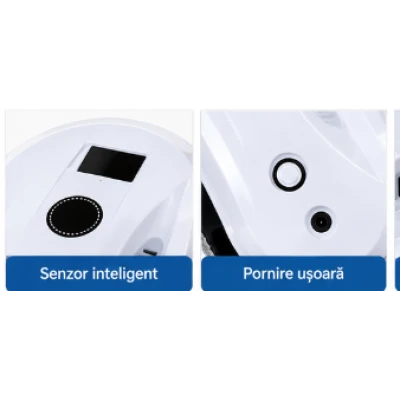 Aparat tip Robot de curatat geamuri cu pulverizare aspirare 2800 Pa curatare umeda si uscata