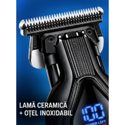 Aparat de tuns Profesional pentru Par si Barba 2000mAh 200 Min VGR V 133