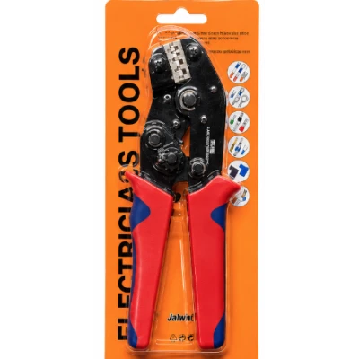 Cleste de sertizare terminali electrici maner ergonomic pentru cabluri si conectori