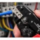 Cleste de sertizare terminali electrici maner ergonomic pentru cabluri si conectori