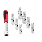 Set cheie 8 piese cu tubulare interschimbabile multifunctionala pentru reparatii auto si bricolaj