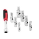 Set cheie 8 piese cu tubulare interschimbabile multifunctionala pentru reparatii auto si bricolaj