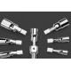 Set cheie 8 piese cu tubulare interschimbabile multifunctionala pentru reparatii auto si bricolaj