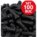 Set 100 piese valve auto pentru anvelope negre