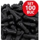 Set 100 piese valve auto pentru anvelope negre