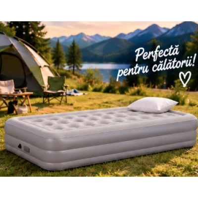 Saltea gonflabila single pentru dormit 198x100x40cm