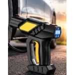 Compresor de aer auto portabil fara fir cu afisaj digital  Type C pentru umflarea anvelopelor