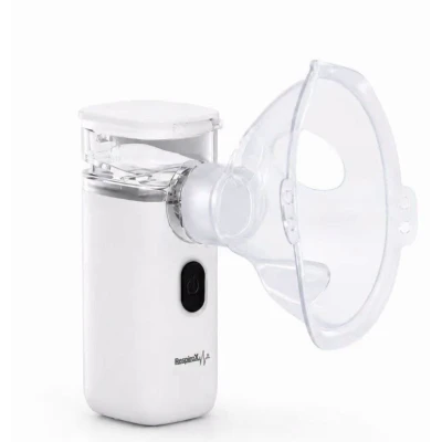 Nebulizator portabil Mesh Respirax reincarcabil mini cu masca pentru adulti si copii