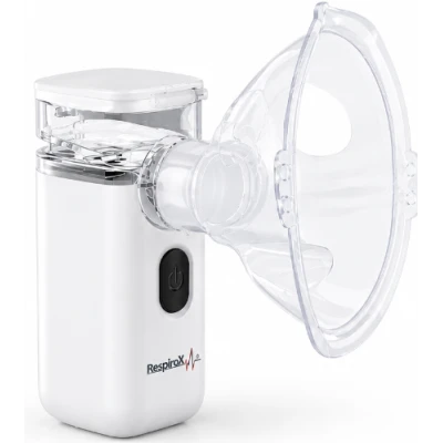 Nebulizator portabil Mesh Respirax reincarcabil mini cu masca pentru adulti si copii