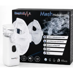 Nebulizator portabil Mesh Respirax reincarcabil mini cu masca pentru adulti si copii