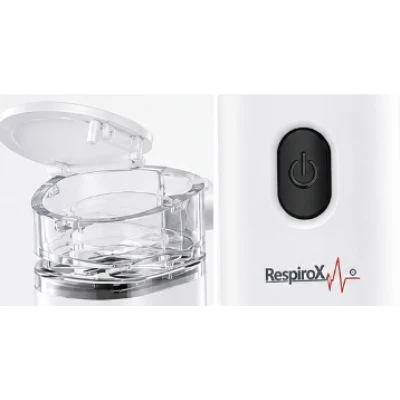 Nebulizator portabil Mesh Respirax reincarcabil mini cu masca pentru adulti si copii