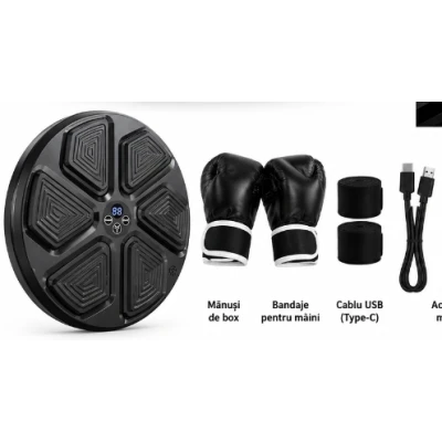 Aparat de Box Muzical Inteligent 6 zone de lovire Bluetooth LED 9 Moduri 9 trepte de viteza