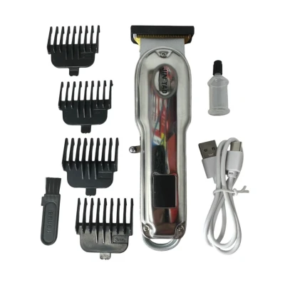 Masina de Tuns Profesionala JIN TAO JT 8671 lama T Blade Ecran LED reincarcabila