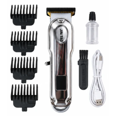 Masina de Tuns Profesionala JIN TAO JT 8671 lama T Blade Ecran LED reincarcabila