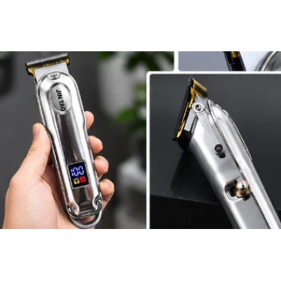 Masina de Tuns Profesionala JIN TAO JT 8671 lama T Blade Ecran LED reincarcabila