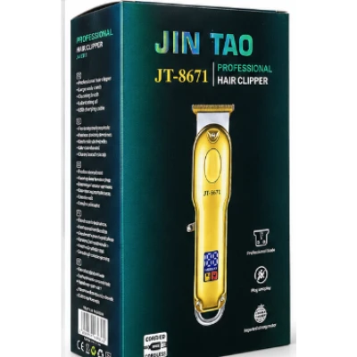 Masina de Tuns Profesionala JIN TAO JT 8671 lama T Blade Ecran LED reincarcabila