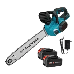 Drujba electrica fara fir 16 inch Motor Brushless 2300W cu 2 acumulatori 48V