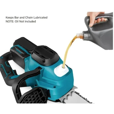 Drujba electrica fara fir 16 inch Motor Brushless 2300W cu 2 acumulatori 48V