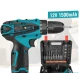 Masina de gaurit si insurubat (surubelnita) 12V cu 2 Acumulatori si 24 Accesorii