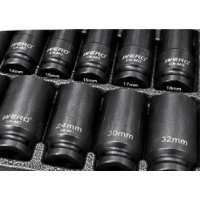 Trusa cu 16 Tubulare de Impact 1/2 dimensiune de la 10 la 32 mm