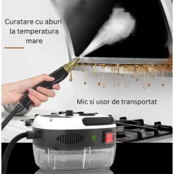 Aparat cu abur pentru curatat cu rezervor de 1000 ml putere 2500W cu functie de incalzire
