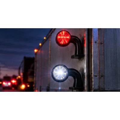 Set 2 Lampi LED pentru Camion remorca si Utilitar Pozitionare Diferita Lumina Rosie si Alba