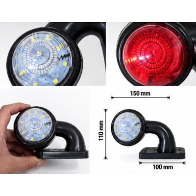 Set 2 Lampi LED pentru Camion remorca si Utilitar Pozitionare Diferita Lumina Rosie si Alba