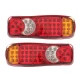 Set 2 Lampi Auto LED Spate cu 5 Functii 12V pentru Remorca si Camion