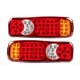 Set 2 Lampi Auto LED Spate cu 5 Functii 12V pentru Remorca si Camion