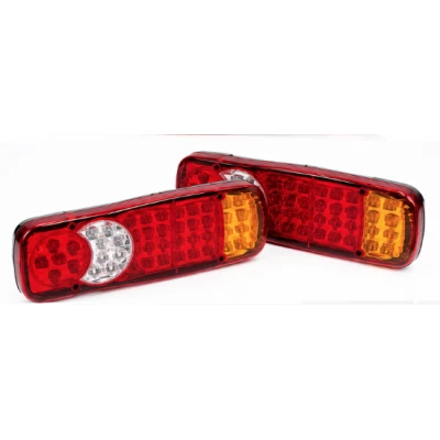 Set 2 Lampi Auto LED Spate cu 5 Functii 12V pentru Remorca si Camion