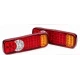 Set 2 Lampi Auto LED Spate cu 5 Functii 12V pentru Remorca si Camion