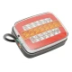 Lampa Stop Spate LED Dreptunghiulara Universala 12V/24V de 125 × 95 × 35 mm pentru Camion Remorca si Utilitare