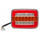 Lampa Stop Spate LED Dreptunghiulara Universala 12V/24V de 125 × 95 × 35 mm pentru Camion Remorca si Utilitare