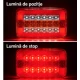 Lampa Stop Spate LED Dreptunghiulara Universala 12V/24V de 125 × 95 × 35 mm pentru Camion Remorca si Utilitare