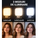 Lumina LED Magnetica pentru Telefon cu 40 LED si 3 Moduri de Lumina AS 32729