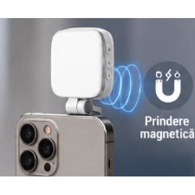 Lumina LED Magnetica pentru Telefon cu 40 LED si 3 Moduri de Lumina AS 32729