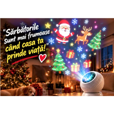 Proiector LED pentru Craciun si Decoratiuni Festive XKL Q13