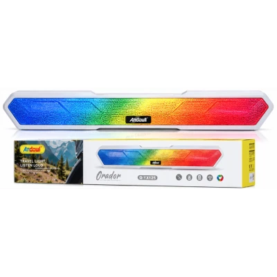 Boxa Bluetooth Portabila cu Iluminare RGB Multicolora Q YX125