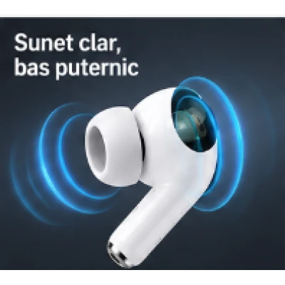 Casti Bluetooth TWS Wireless cu Carcasa de incarcare P9