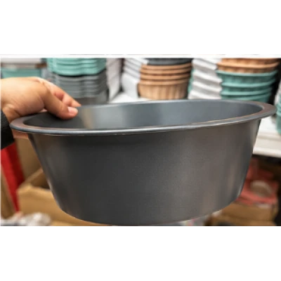 Tava Rotunda pentru Tort si Prajituri antiaderenta dimensiune 26,5 x 9,5 cm inalta