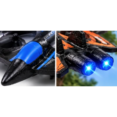 Jucarie Avion RC J20 Aircraft Fighter 2.4 GHz Giroscop 4 Motoare Telecomanda