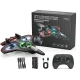 Jucarie Avion RC Starfighter 2.4 GHz Giroscop 4 Motoare Lumini LED 3 Trepte de Viteza 360