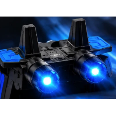 Jucarie Avion RC Starfighter 2.4 GHz Giroscop 4 Motoare Lumini LED 3 Trepte de Viteza 360