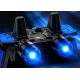 Jucarie Avion RC Starfighter 2.4 GHz Giroscop 4 Motoare Lumini LED 3 Trepte de Viteza 360