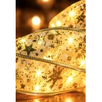 Panglica Luminoasa de Craciun 5M LED AURIE Alimentare la Priza decorativa