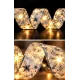 Panglica Luminoasa de Craciun 5M LED ARGINTIE Alimentare la Priza decorativa
